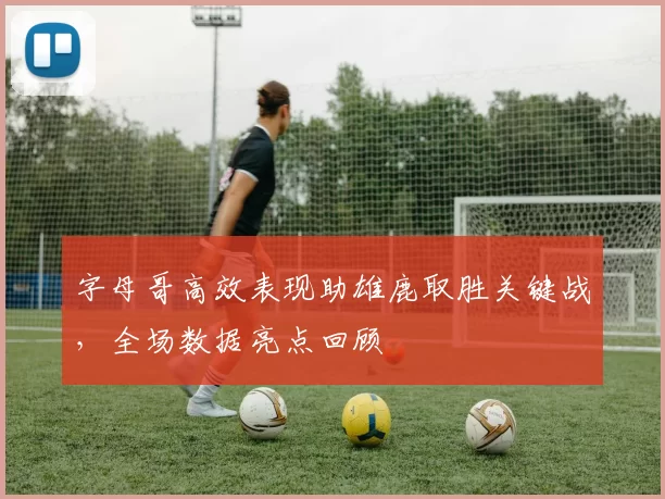 字母哥高效表现助雄鹿取胜关键战，全场数据亮点回顾